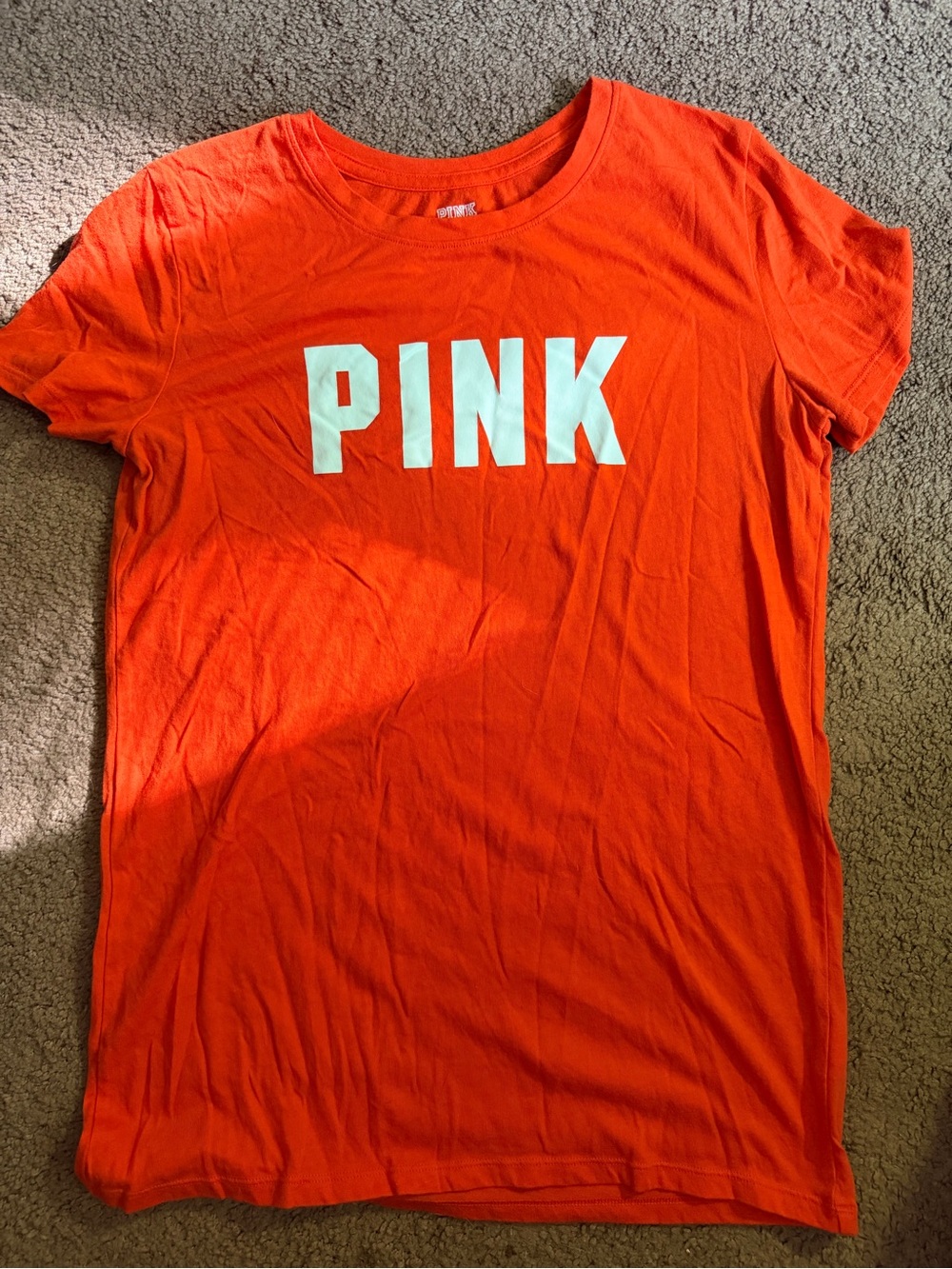 PINK Victoria's Secret Orange Tee